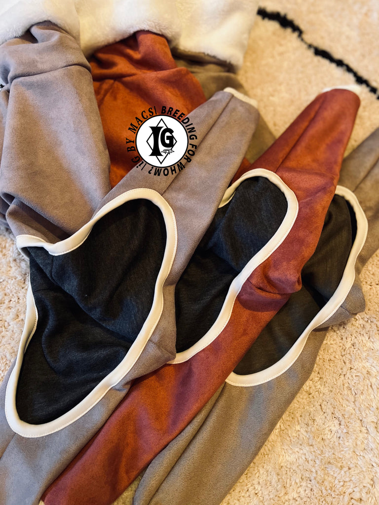 “Stand-by(BFW?)” Suede Rompers-Violet