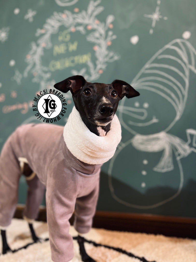 “Stand-by(BFW?)” Suede Rompers-Violet