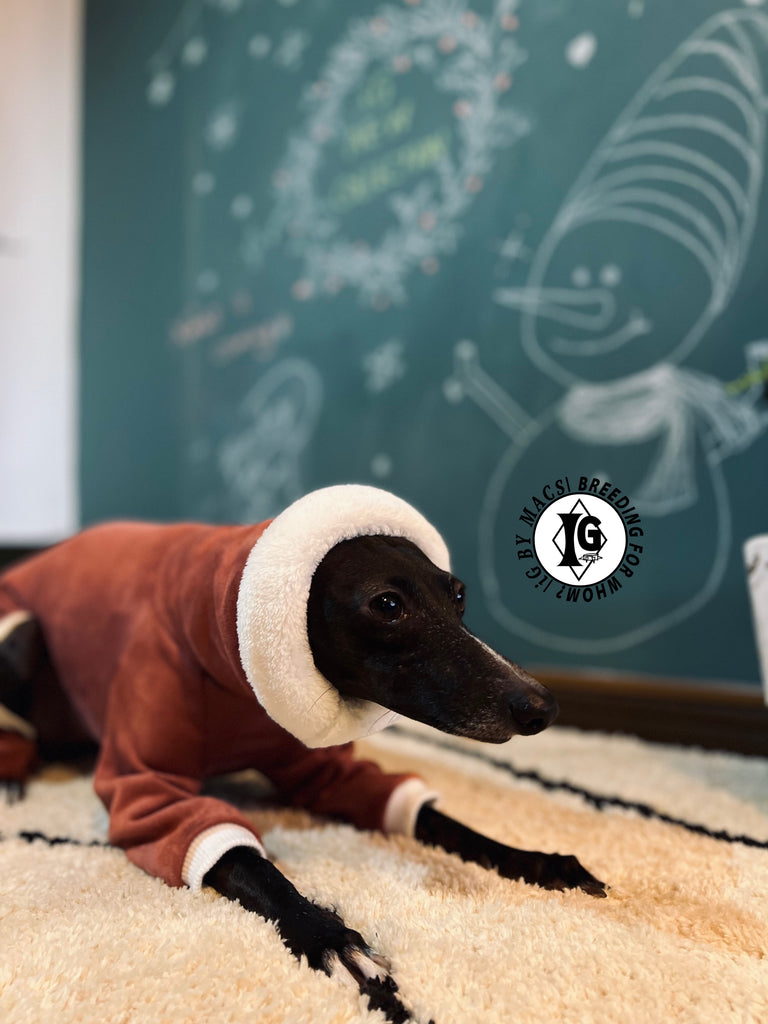 ”Stand-by(BFW?)” suede Rompers-RED