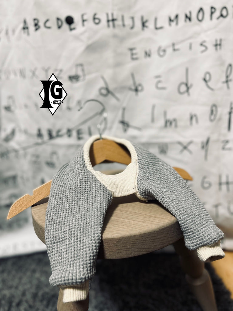 "I'm so picky" 2way Rompers-GREY