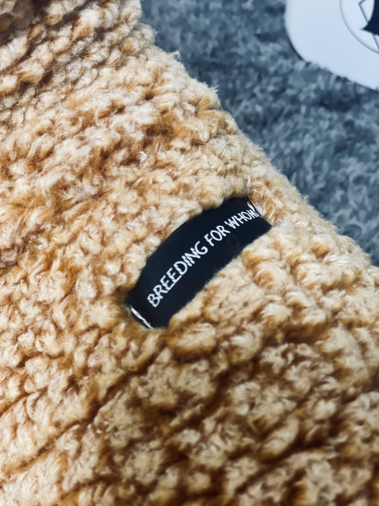 "Breeding for whom?" Rompers-ALPACA BEIGE