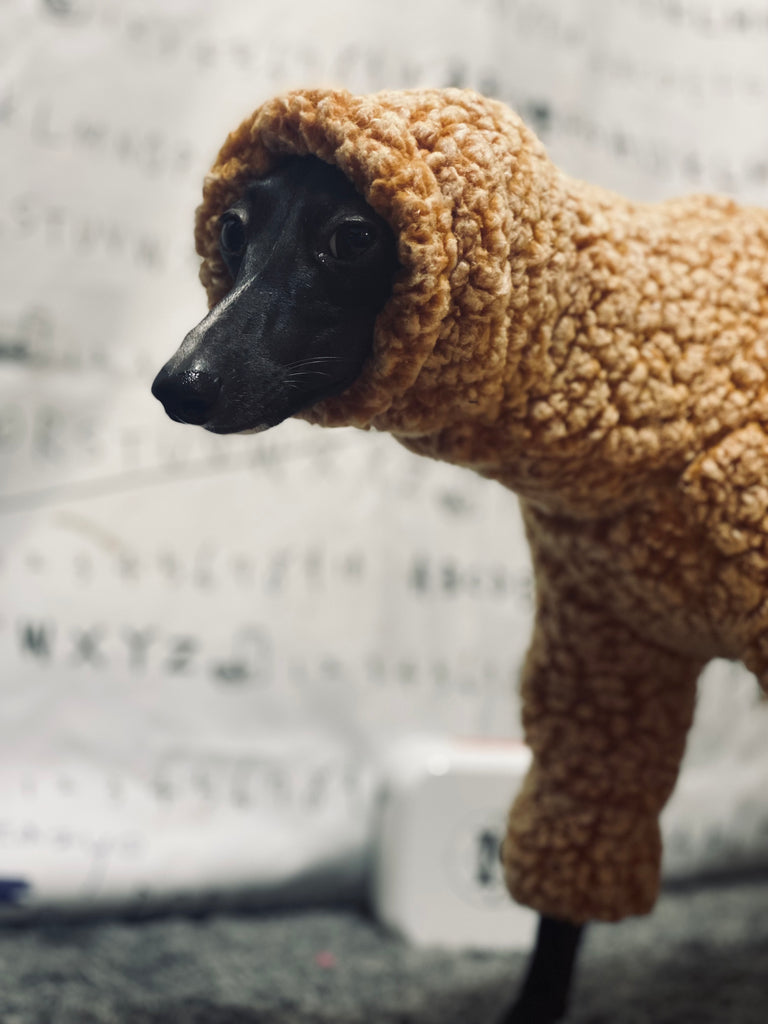 "Breeding for whom?" Rompers-ALPACA BEIGE