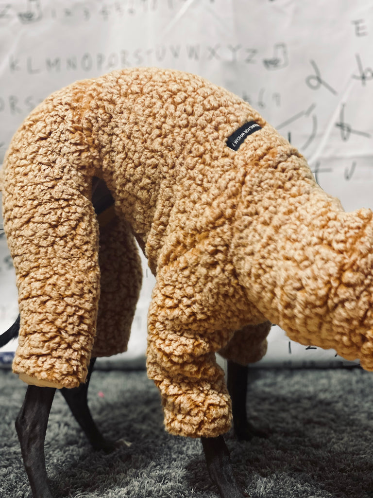 "Breeding for whom?" Rompers-ALPACA BEIGE