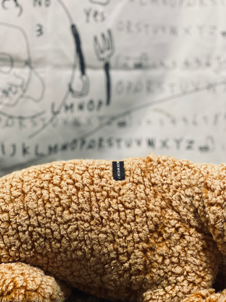 "Breeding for whom?" Rompers-ALPACA BEIGE