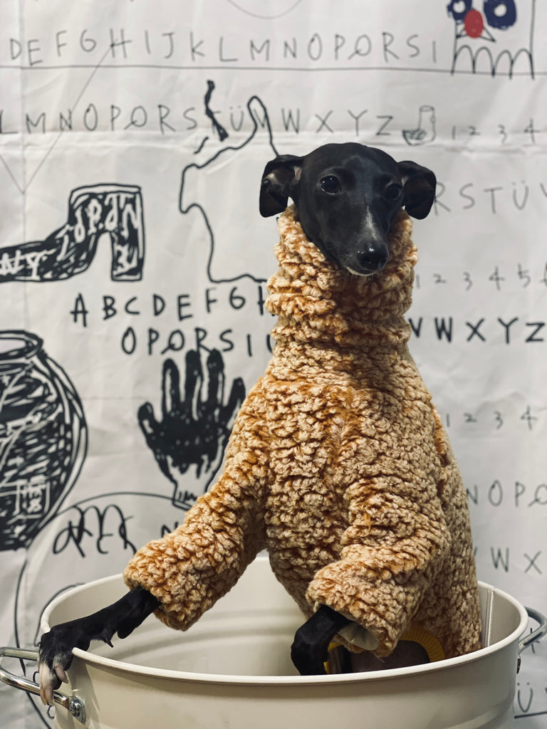 "Breeding for whom?" Rompers-ALPACA BEIGE