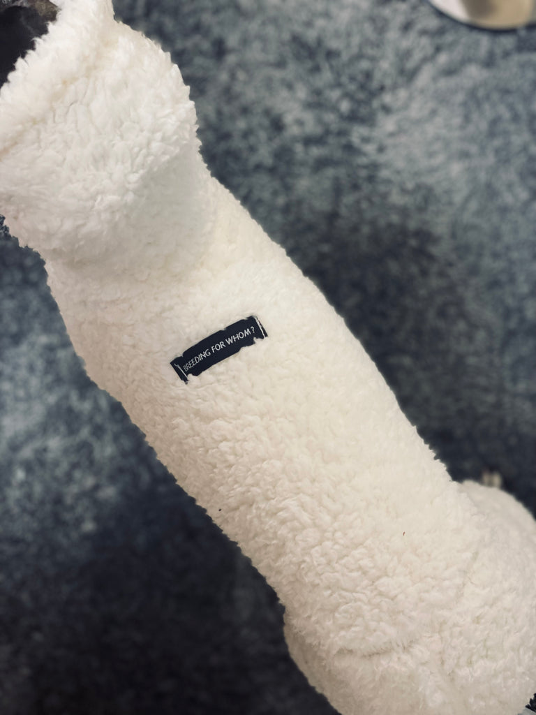 "Breeding for whom?" Rompers-WHITE