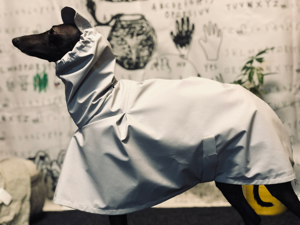 "Craving sunny days" RAINCOAT-GRAY