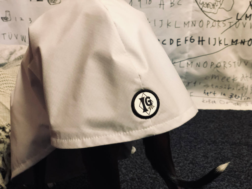 "Craving sunny days" RAINCOAT-GRAY