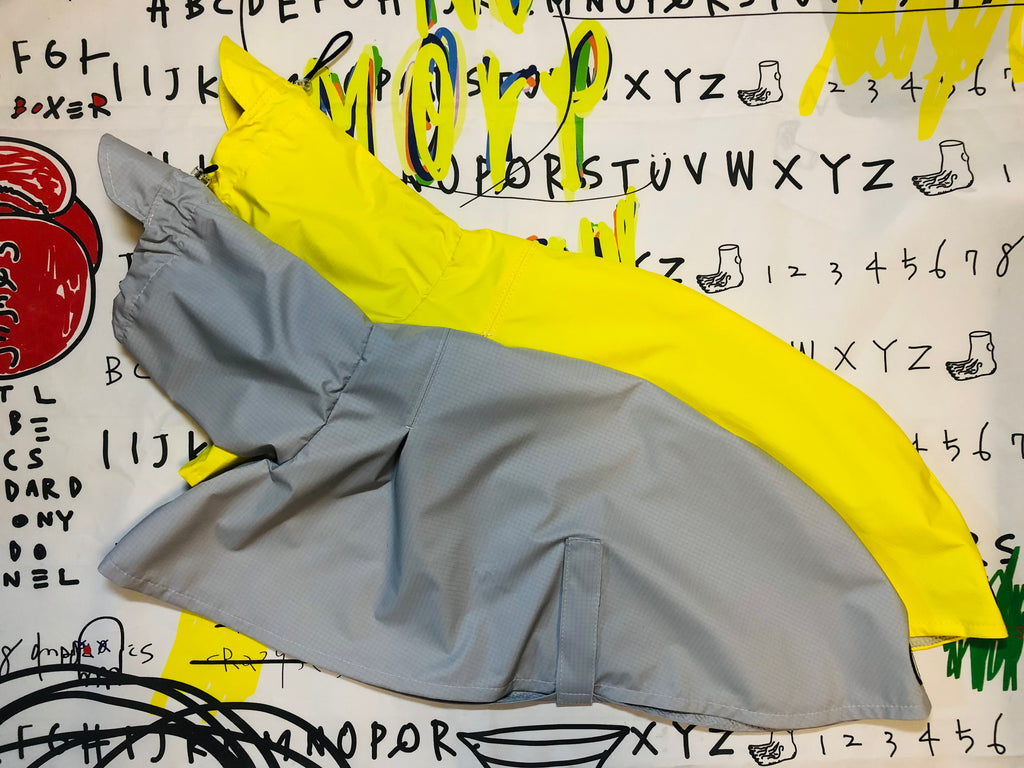 "Craving sunny days" RAINCOAT-GRAY