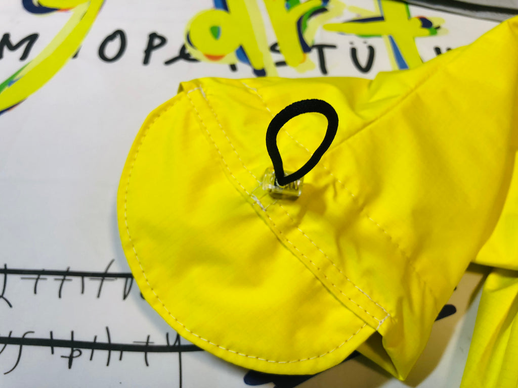 "Craving sunny days" RAINCOAT-YELLOW