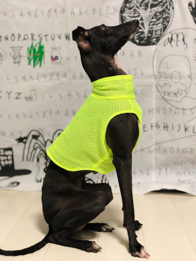 "Engine" Mesh No-sleeve-Fluorescence Yellow