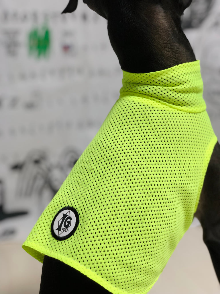 "Engine" Mesh No-sleeve-Fluorescence Yellow