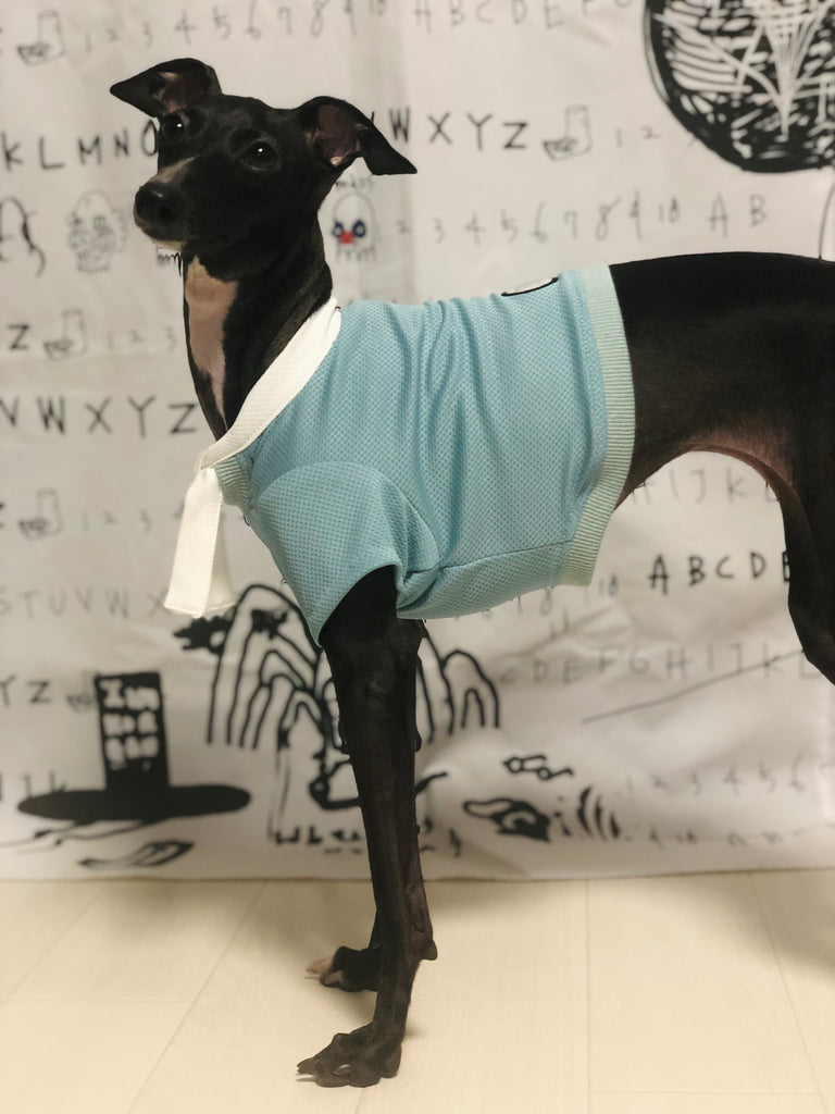 "Engine" Marine Look T-shirt-BLUE