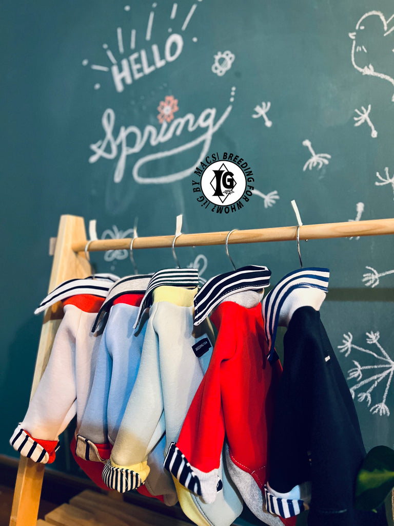 "The Night Blossom" Shirt Layered Pullover-Sky Blue