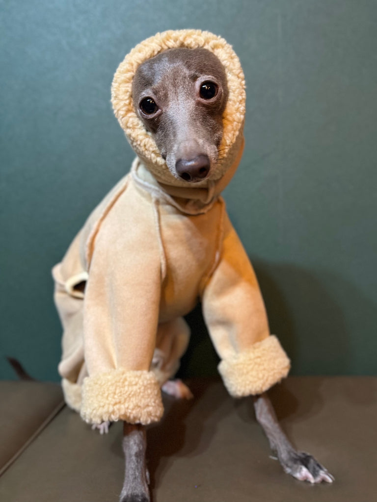mouton boa heat rompers
