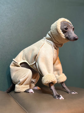 mouton boa heat rompers