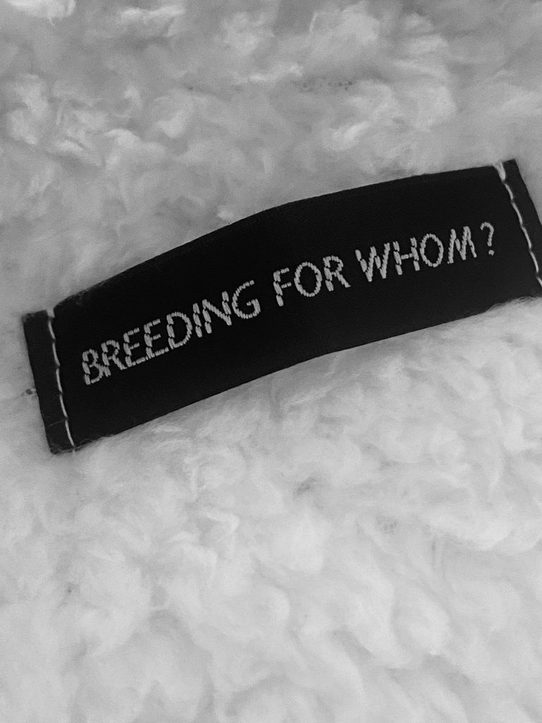 "Breeding for whom?" Rompers-MINT